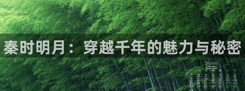 动漫屋官方正版：秦时明月：穿越千年的魅力与秘密